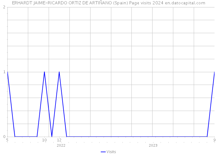 ERHARDT JAIME-RICARDO ORTIZ DE ARTIÑANO (Spain) Page visits 2024 