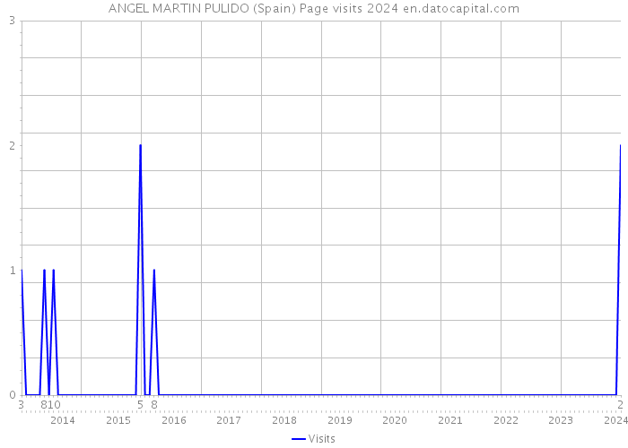ANGEL MARTIN PULIDO (Spain) Page visits 2024 