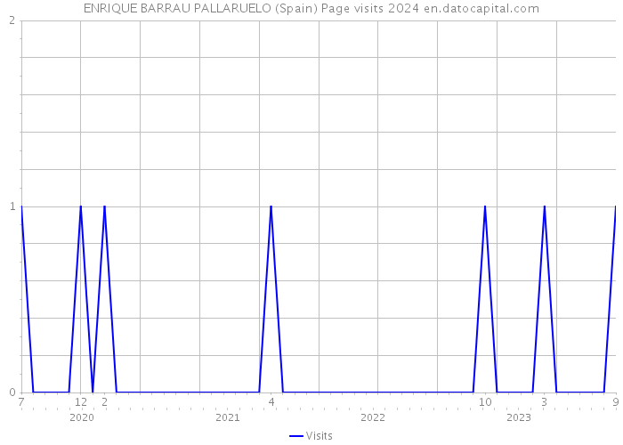 ENRIQUE BARRAU PALLARUELO (Spain) Page visits 2024 