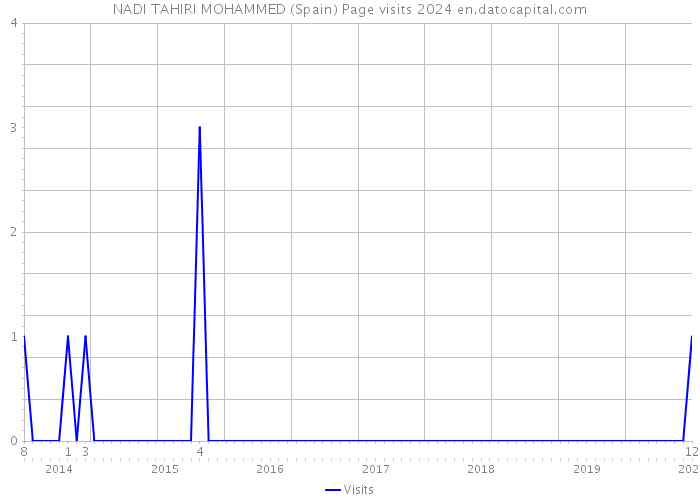 NADI TAHIRI MOHAMMED (Spain) Page visits 2024 