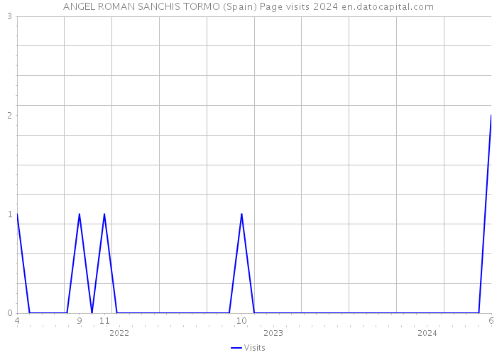 ANGEL ROMAN SANCHIS TORMO (Spain) Page visits 2024 