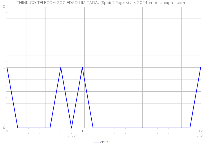 THINK GO TELECOM SOCIEDAD LIMITADA. (Spain) Page visits 2024 