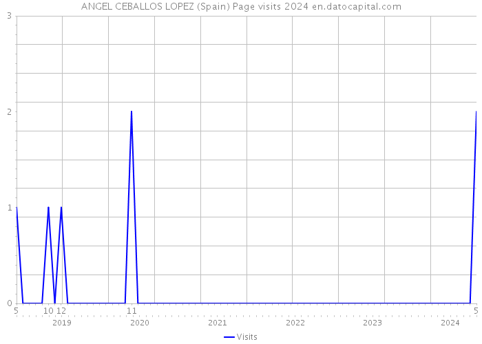 ANGEL CEBALLOS LOPEZ (Spain) Page visits 2024 