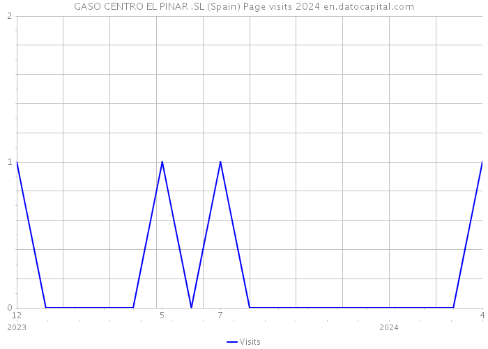 GASO CENTRO EL PINAR .SL (Spain) Page visits 2024 