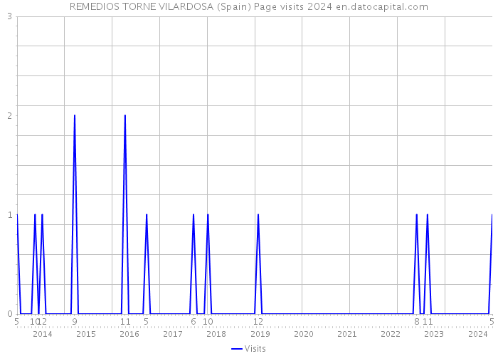 REMEDIOS TORNE VILARDOSA (Spain) Page visits 2024 