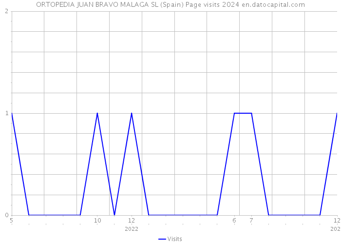 ORTOPEDIA JUAN BRAVO MALAGA SL (Spain) Page visits 2024 