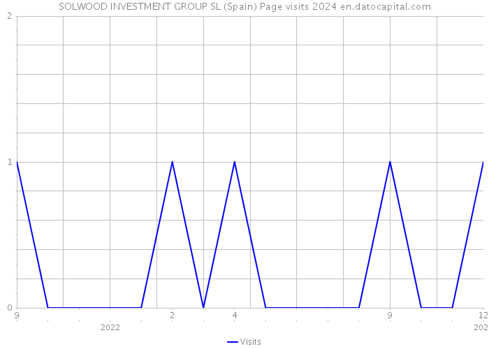 SOLWOOD INVESTMENT GROUP SL (Spain) Page visits 2024 
