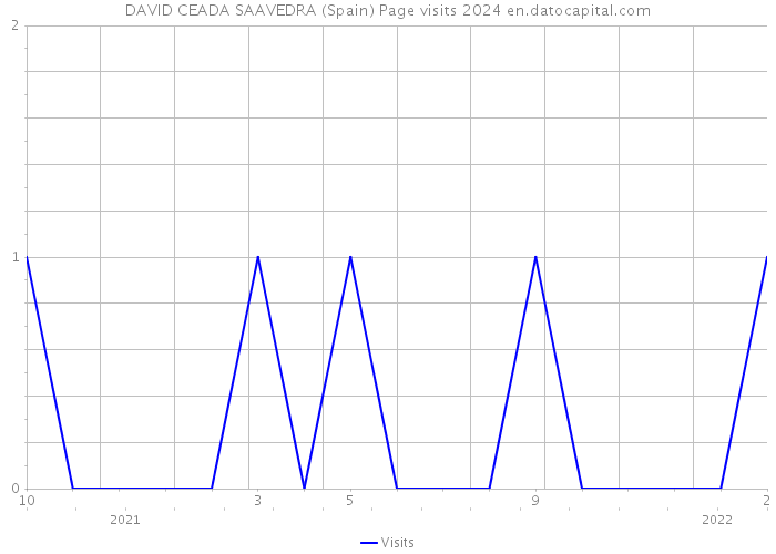 DAVID CEADA SAAVEDRA (Spain) Page visits 2024 
