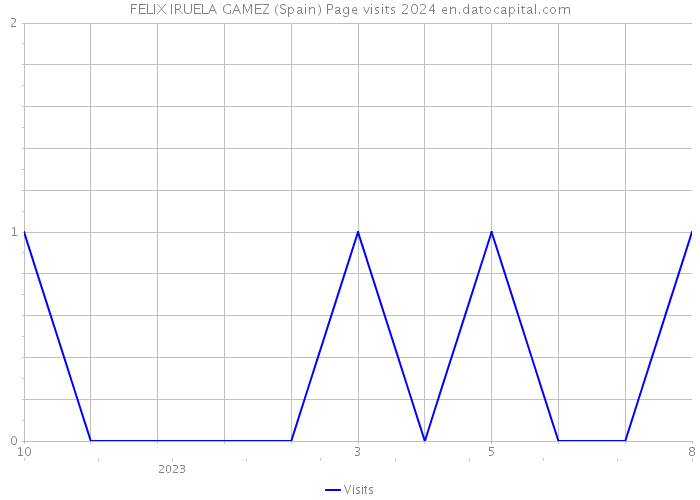 FELIX IRUELA GAMEZ (Spain) Page visits 2024 