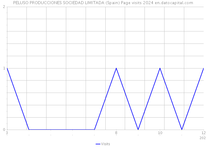 PELUSO PRODUCCIONES SOCIEDAD LIMITADA (Spain) Page visits 2024 