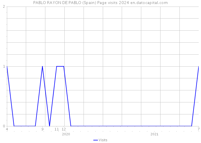 PABLO RAYON DE PABLO (Spain) Page visits 2024 