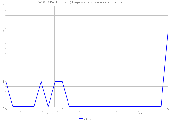 WOOD PAUL (Spain) Page visits 2024 