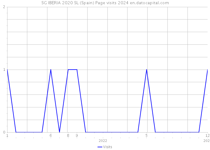 SG IBERIA 2020 SL (Spain) Page visits 2024 