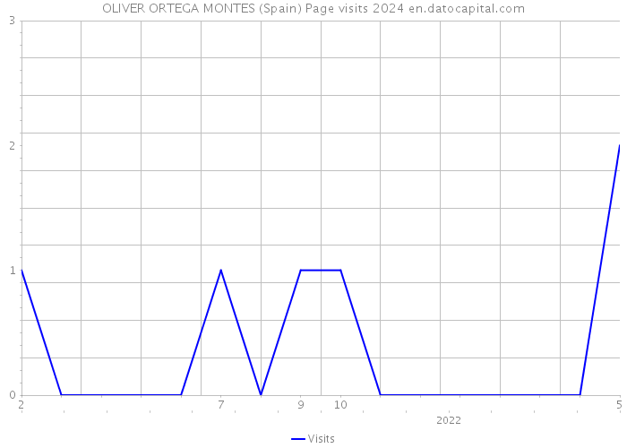 OLIVER ORTEGA MONTES (Spain) Page visits 2024 