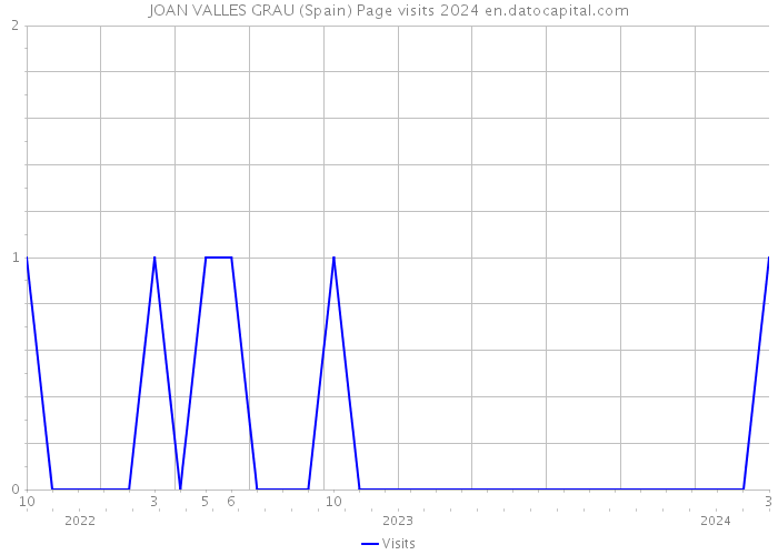 JOAN VALLES GRAU (Spain) Page visits 2024 