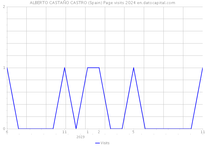 ALBERTO CASTAÑO CASTRO (Spain) Page visits 2024 