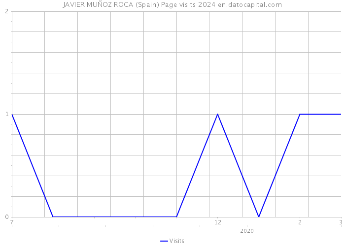 JAVIER MUÑOZ ROCA (Spain) Page visits 2024 