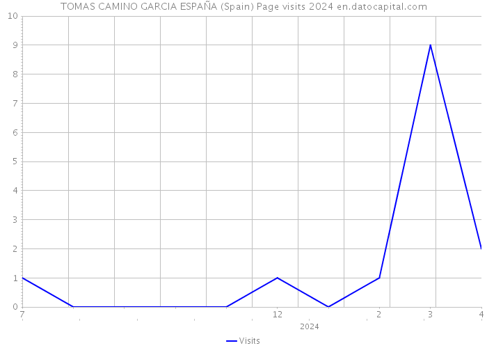 TOMAS CAMINO GARCIA ESPAÑA (Spain) Page visits 2024 