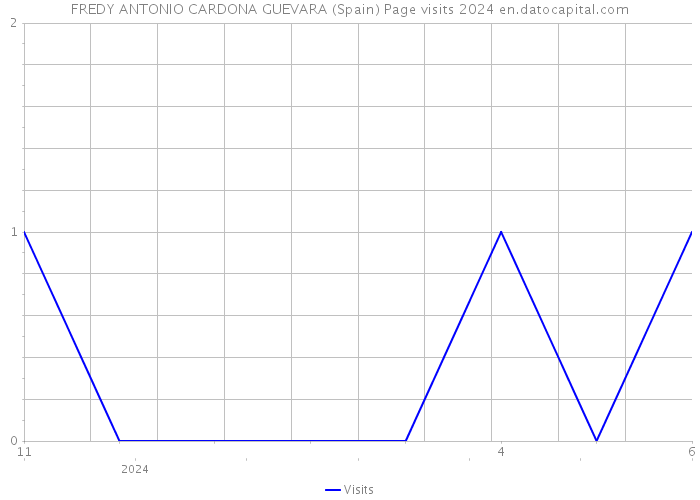 FREDY ANTONIO CARDONA GUEVARA (Spain) Page visits 2024 