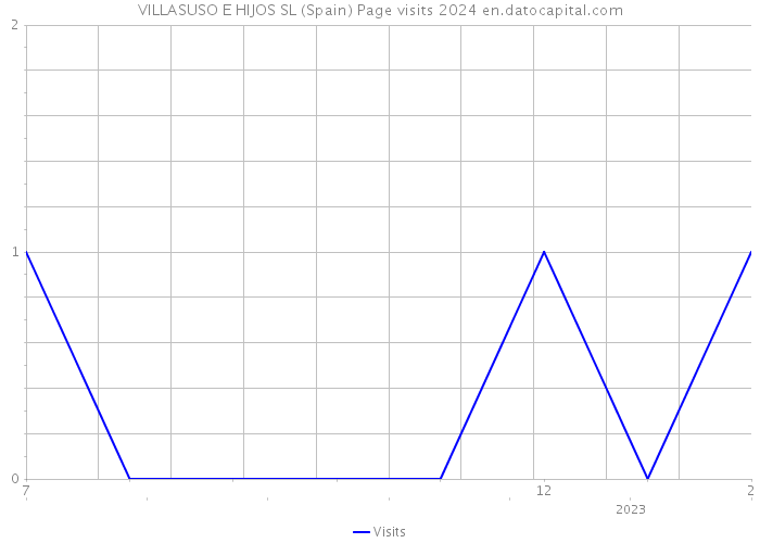 VILLASUSO E HIJOS SL (Spain) Page visits 2024 