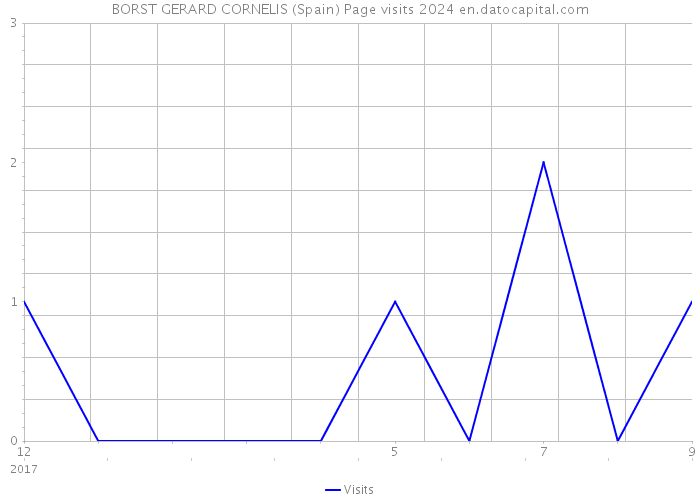 BORST GERARD CORNELIS (Spain) Page visits 2024 