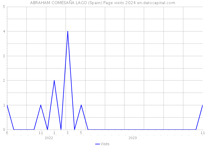 ABRAHAM COMESAÑA LAGO (Spain) Page visits 2024 