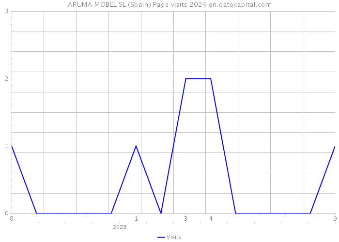 ARUMA MOBEL SL (Spain) Page visits 2024 