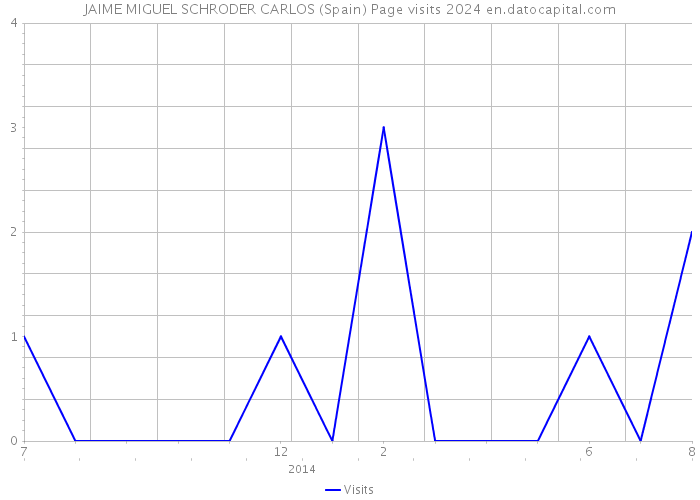 JAIME MIGUEL SCHRODER CARLOS (Spain) Page visits 2024 