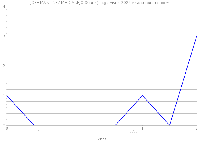 JOSE MARTINEZ MELGAREJO (Spain) Page visits 2024 