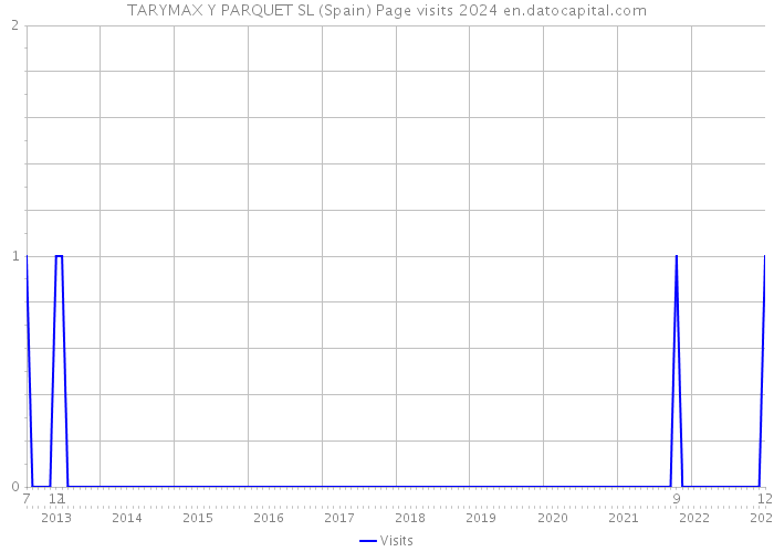 TARYMAX Y PARQUET SL (Spain) Page visits 2024 