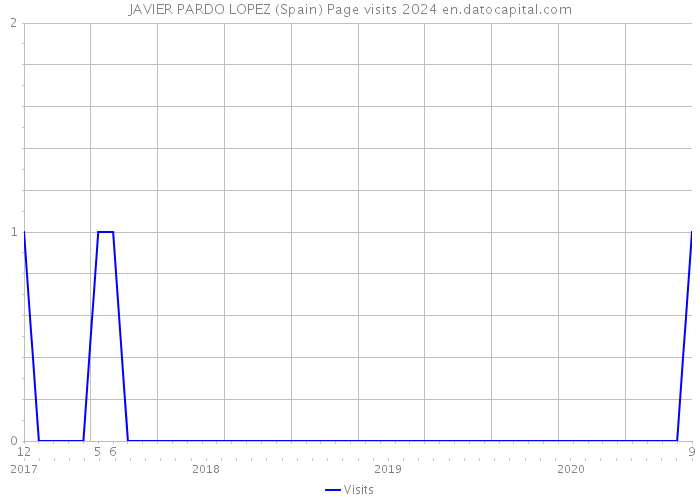 JAVIER PARDO LOPEZ (Spain) Page visits 2024 