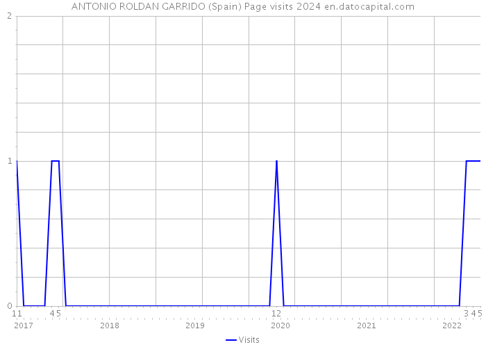 ANTONIO ROLDAN GARRIDO (Spain) Page visits 2024 