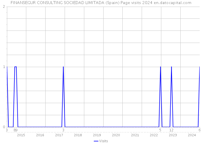 FINANSEGUR CONSULTING SOCIEDAD LIMITADA (Spain) Page visits 2024 