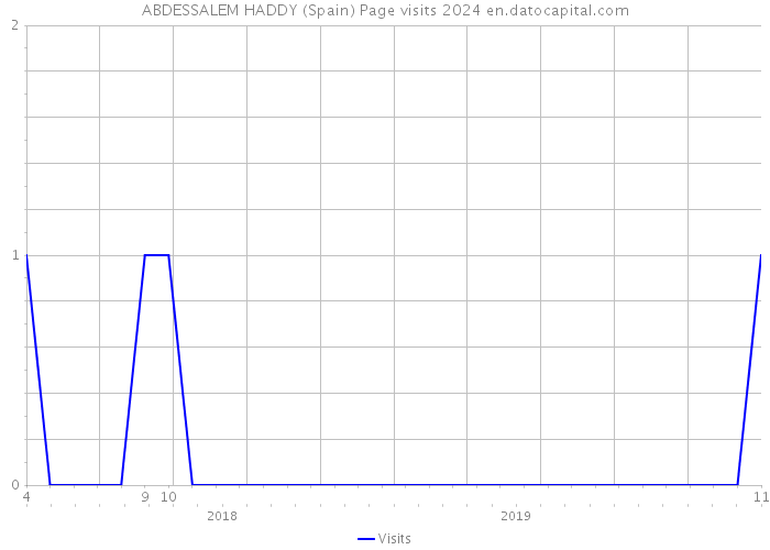 ABDESSALEM HADDY (Spain) Page visits 2024 