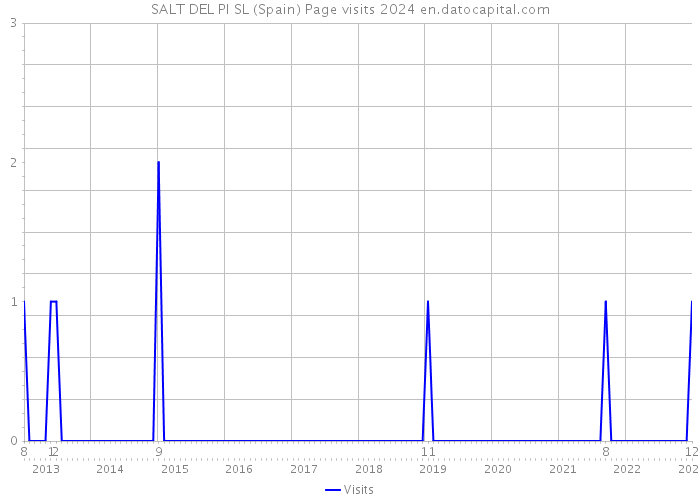 SALT DEL PI SL (Spain) Page visits 2024 
