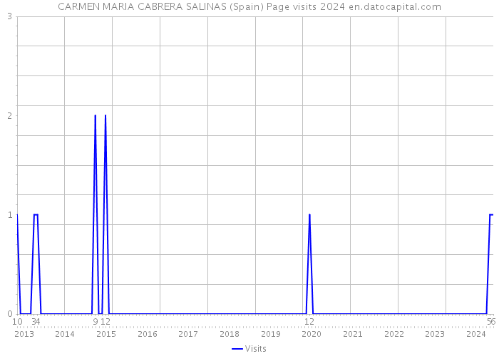 CARMEN MARIA CABRERA SALINAS (Spain) Page visits 2024 