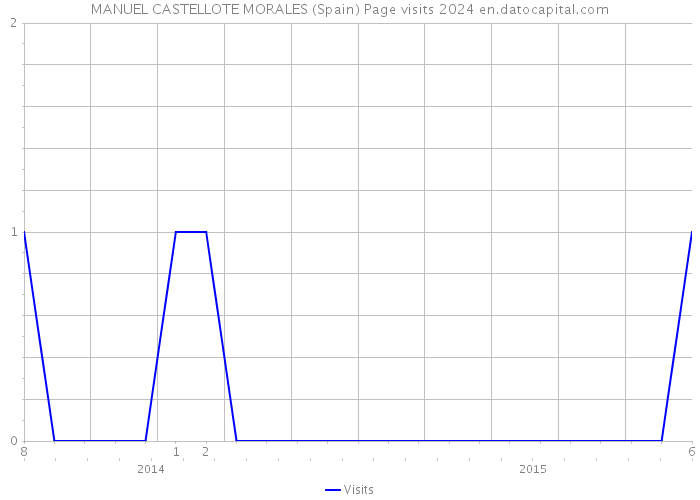 MANUEL CASTELLOTE MORALES (Spain) Page visits 2024 
