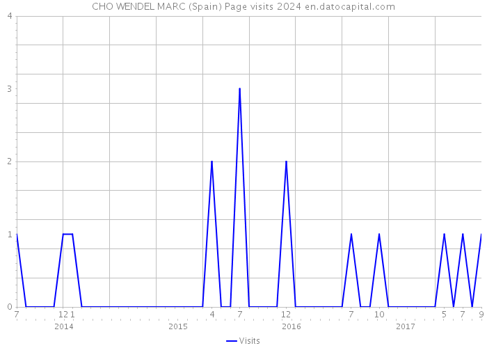 CHO WENDEL MARC (Spain) Page visits 2024 