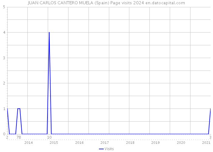 JUAN CARLOS CANTERO MUELA (Spain) Page visits 2024 