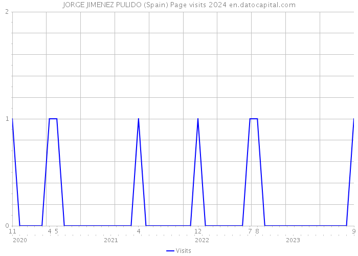 JORGE JIMENEZ PULIDO (Spain) Page visits 2024 
