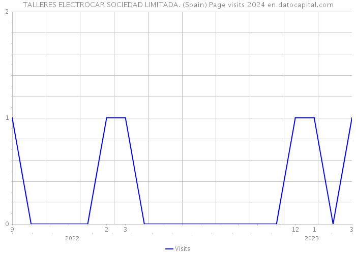 TALLERES ELECTROCAR SOCIEDAD LIMITADA. (Spain) Page visits 2024 