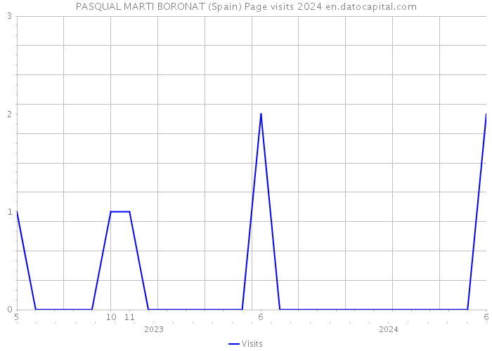 PASQUAL MARTI BORONAT (Spain) Page visits 2024 