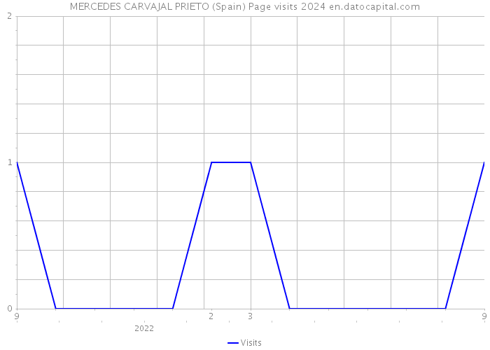 MERCEDES CARVAJAL PRIETO (Spain) Page visits 2024 
