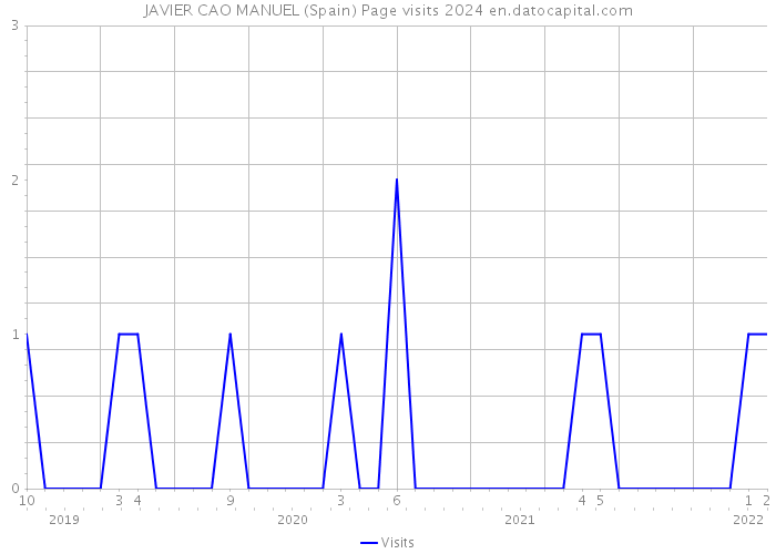 JAVIER CAO MANUEL (Spain) Page visits 2024 