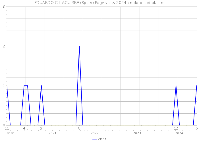 EDUARDO GIL AGUIRRE (Spain) Page visits 2024 