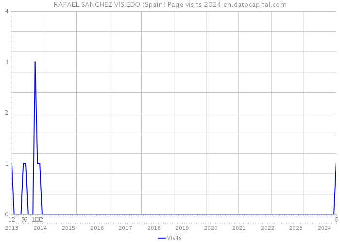 RAFAEL SANCHEZ VISIEDO (Spain) Page visits 2024 