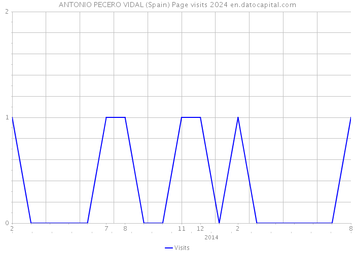ANTONIO PECERO VIDAL (Spain) Page visits 2024 