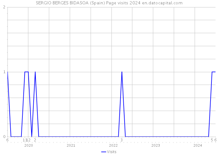 SERGIO BERGES BIDASOA (Spain) Page visits 2024 