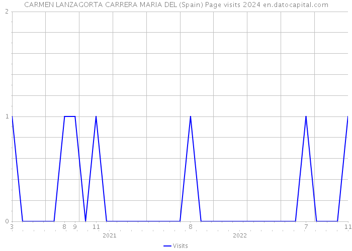 CARMEN LANZAGORTA CARRERA MARIA DEL (Spain) Page visits 2024 