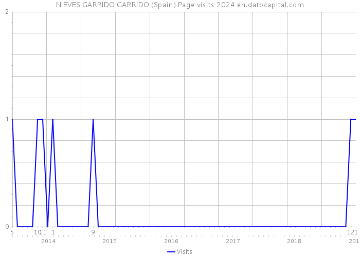NIEVES GARRIDO GARRIDO (Spain) Page visits 2024 